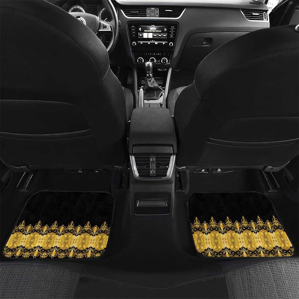 Haiti Neg Marron Gold Car Mats Lespwa pa anyen san aksyon