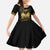 Haiti Neg Marron Gold Family Matching Long Sleeve Bodycon Dress and Hawaiian Shirt Lespwa pa anyen san aksyon