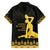 Haiti Neg Marron Gold Family Matching Long Sleeve Bodycon Dress and Hawaiian Shirt Lespwa pa anyen san aksyon