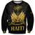 Haiti Neg Marron Gold Sweatshirt Lespwa pa anyen san aksyon