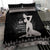 Haiti Neg Marron Silver Bedding Set Hope is Nothing Without Action