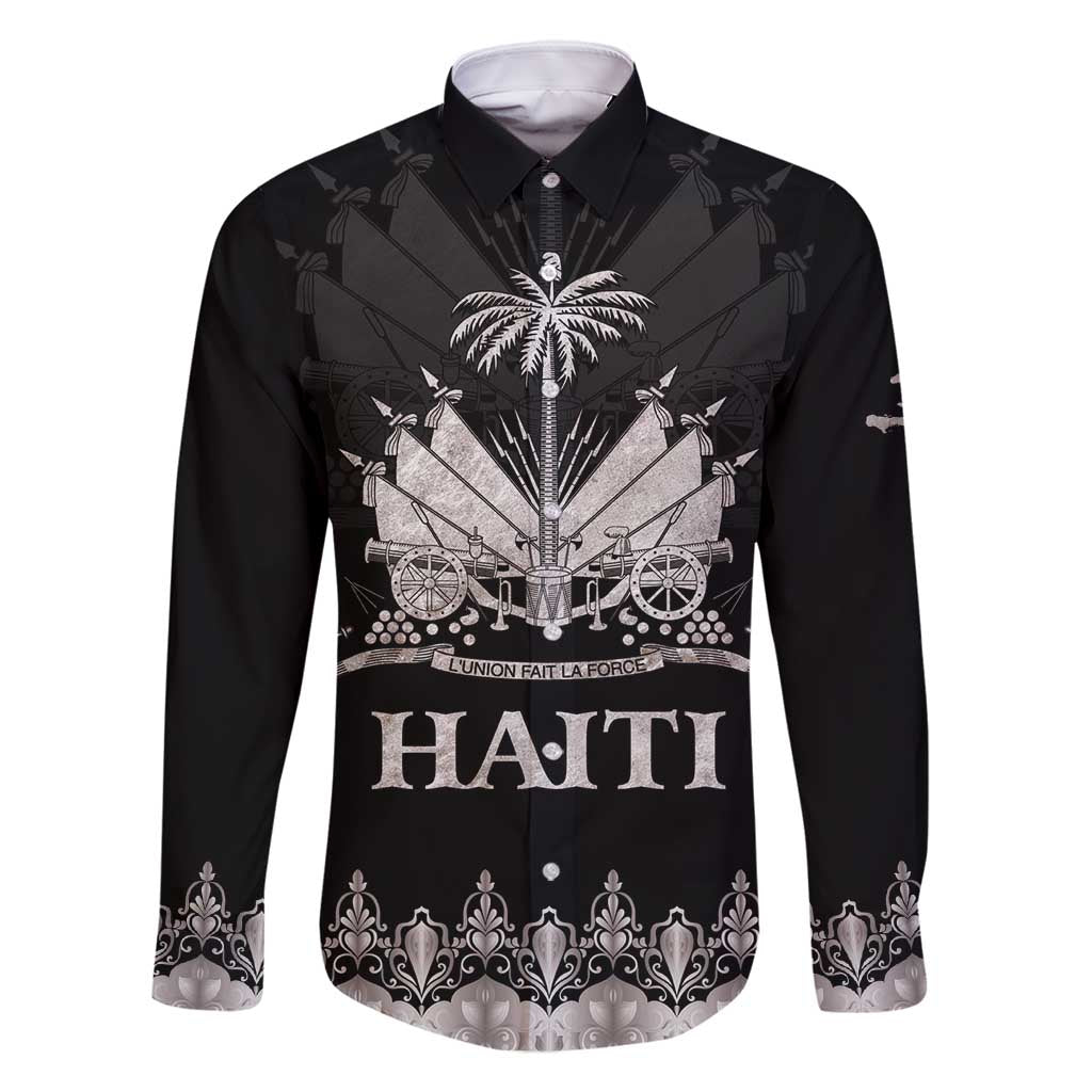 Haiti Neg Marron Silver Family Matching Long Sleeve Bodycon Dress and Hawaiian Shirt Hope is Nothing Without Action