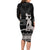 Haiti Neg Marron Silver Family Matching Long Sleeve Bodycon Dress and Hawaiian Shirt Hope is Nothing Without Action