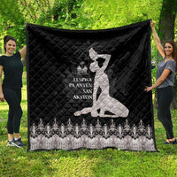 Haiti Neg Marron Silver Quilt Hope is Nothing Without Action