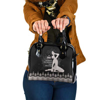 Haiti Neg Marron Silver Shoulder Handbag Hope is Nothing Without Action LT01 One Size Silver - Polynesian Pride