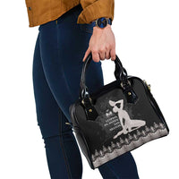 Haiti Neg Marron Silver Shoulder Handbag Hope is Nothing Without Action LT01 - Polynesian Pride