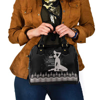 Haiti Neg Marron Silver Shoulder Handbag Hope is Nothing Without Action LT01 - Polynesian Pride