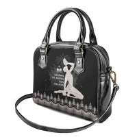 Haiti Neg Marron Silver Shoulder Handbag Hope is Nothing Without Action LT01 - Polynesian Pride