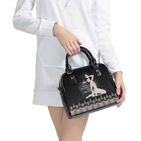 Haiti Neg Marron Silver Shoulder Handbag Hope is Nothing Without Action LT01 - Polynesian Pride