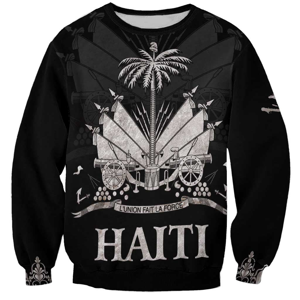 Haiti Neg Marron Silver Sweatshirt Hope is Nothing Without Action