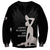 Haiti Neg Marron Silver Sweatshirt Hope is Nothing Without Action