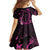 Personalised Survivor Melody Pink Family Matching Summer Maxi Dress and Hawaiian Shirt Breast Cancer Polynesian Pattern