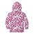 Pink Ribbon Hibiscus Tropical Pattern Kid Hoodie Breast Cancer