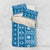Fiji Masi All Blue Bedding Set Tapa Pattern - Polynesian Pride