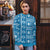 Fiji Masi All Blue Ugly Christmas Sweater Tapa Pattern - Polynesian Pride