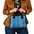 Fiji Masi All Blue Shoulder Handbag Tapa Pattern - Polynesian Pride