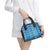 Fiji Masi All Blue Shoulder Handbag Tapa Pattern - Polynesian Pride