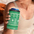 Fiji Masi All Green 4 in 1 Can Cooler Tumbler Tapa Pattern - Polynesian Pride