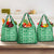 Fiji Masi All Green Grocery Bag Tapa Pattern - Polynesian Pride