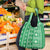 Fiji Masi All Green Grocery Bag Tapa Pattern - Polynesian Pride