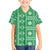 Fiji Masi All Green Kid Hawaiian Shirt Tapa Pattern - Polynesian Pride