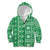 Fiji Masi All Green Kid Hoodie Tapa Pattern - Polynesian Pride