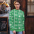Fiji Masi All Green Ugly Christmas Sweater Tapa Pattern - Polynesian Pride