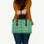 Fiji Masi All Green Leather Bag Tapa Pattern - Polynesian Pride