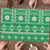 Fiji Masi All Green Puzzle Tapa Pattern - Polynesian Pride