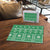 Fiji Masi All Green Puzzle Tapa Pattern - Polynesian Pride