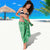 Fiji Masi All Green Sarong Tapa Pattern - Polynesian Pride