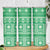 Fiji Masi All Green Skinny Tumbler Tapa Pattern - Polynesian Pride