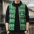 Fiji Masi All Green Sleeveless Puffer Jacket Tapa Pattern - Polynesian Pride