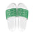 Fiji Masi All Green Slide Sandals Tapa Pattern - Polynesian Pride