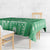 Fiji Masi All Green Tablecloth Tapa Pattern - Polynesian Pride