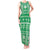 Fiji Masi All Green Tank Maxi Dress Tapa Pattern - Polynesian Pride