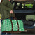Fiji Masi All Green Travel Bag Tapa Pattern - Polynesian Pride