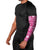 Fiji Masi All Pink Arm Sleeves Tapa Pattern - Polynesian Pride