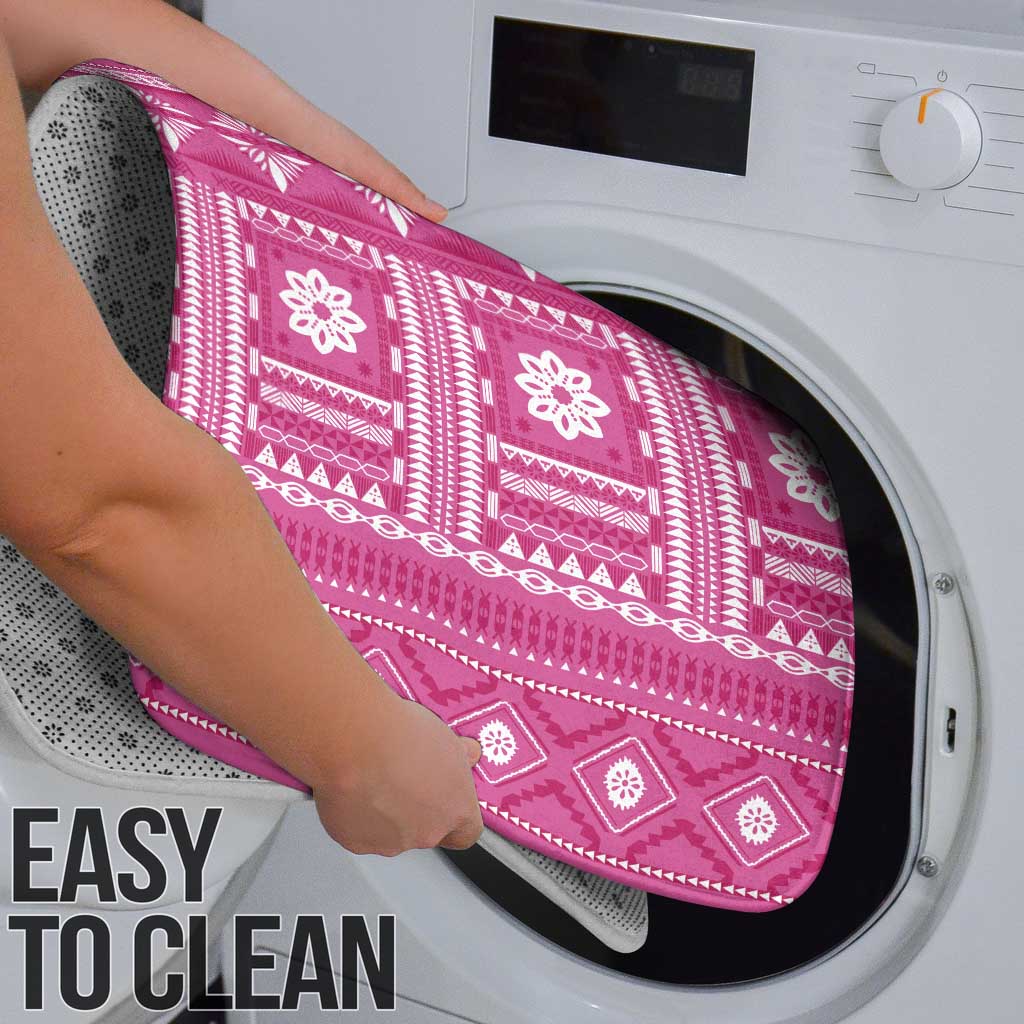 Fiji Masi All Pink Bathroom Set Tapa Pattern - Polynesian Pride