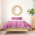 Fiji Masi All Pink Bedding Set Tapa Pattern - Polynesian Pride