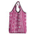 Fiji Masi All Pink Grocery Bag Tapa Pattern - Polynesian Pride
