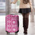 Fiji Masi All Pink Luggage Cover Tapa Pattern - Polynesian Pride