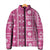 Fiji Masi All Pink Padded Jacket Tapa Pattern - Polynesian Pride