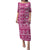 Fiji Masi All Pink Puletasi Tapa Pattern - Polynesian Pride