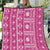 Fiji Masi All Pink Quilt Tapa Pattern - Polynesian Pride