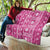 Fiji Masi All Pink Quilt Tapa Pattern - Polynesian Pride