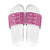 Fiji Masi All Pink Slide Sandals Tapa Pattern - Polynesian Pride