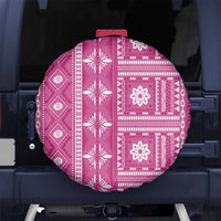 Fiji Masi All Pink Spare Tire Cover Tapa Pattern - Polynesian Pride