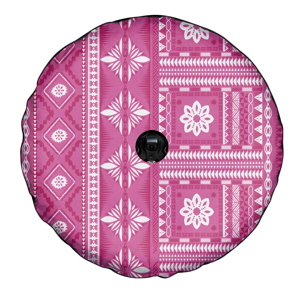 Fiji Masi All Pink Spare Tire Cover Tapa Pattern - Polynesian Pride