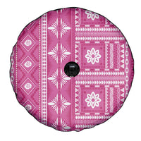 Fiji Masi All Pink Spare Tire Cover Tapa Pattern - Polynesian Pride